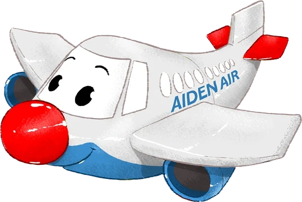 Aiden, aeroplane